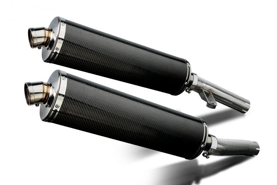KAWASAKI ZZR1200 NINJA 2002-2005 Echappement Silencieux 450mm Ovale Carbone