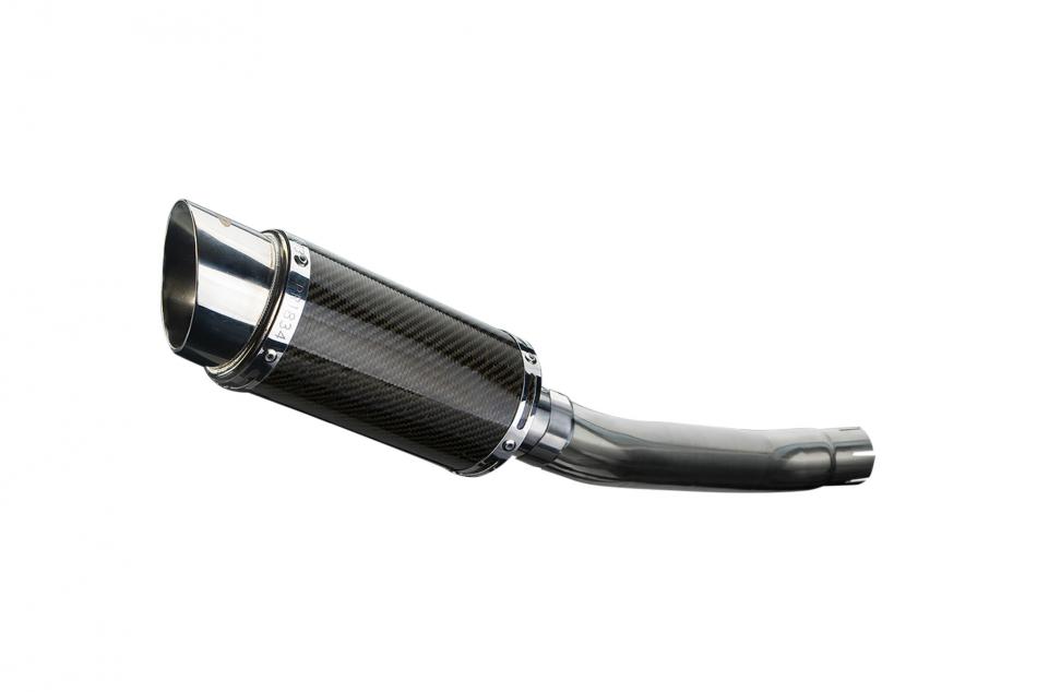 SUZUKI GS500 GS500E GS500F 89-09 Echappement Pot 200mm Rond Carbone PISTE