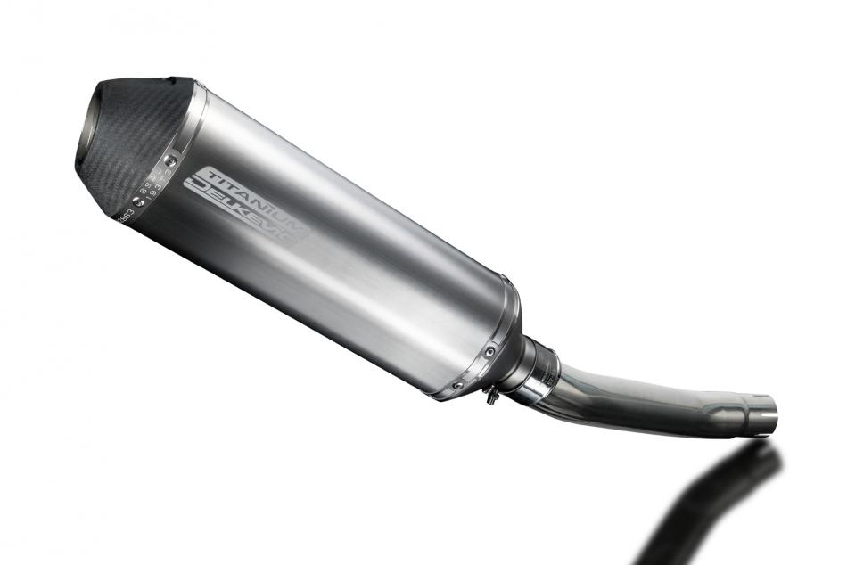 Suzuki GS500E GS500F 1989-2009 Echappement KIT-Silencieux 343mm X-Ovale Titane