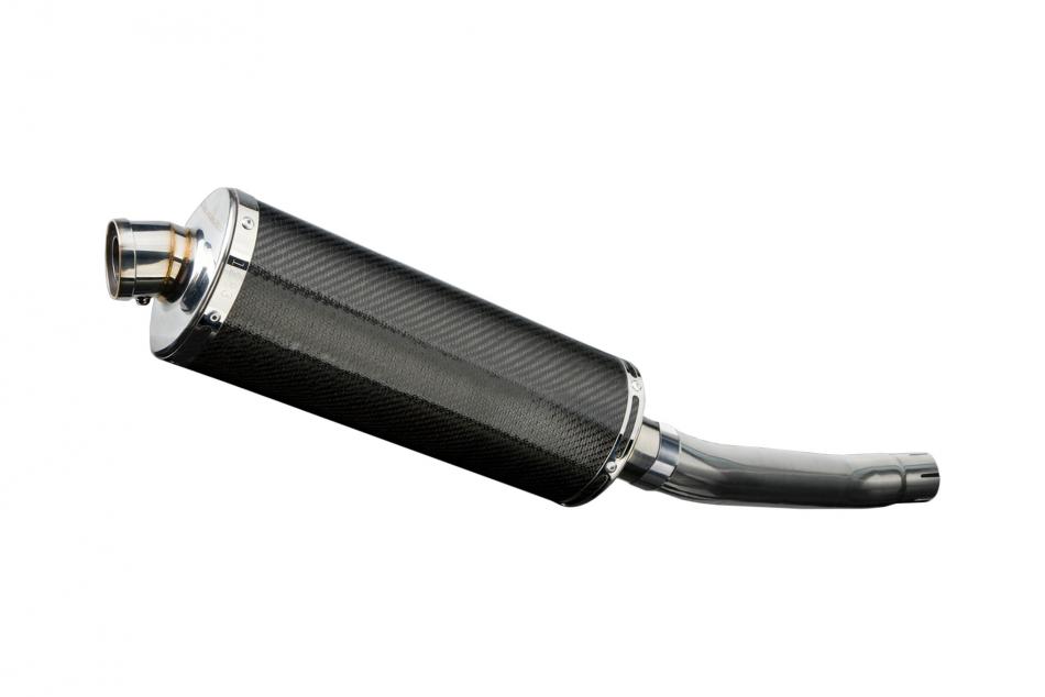 SUZUKI GS500E GS500F 1989-2009 Echappement Silencieux 350mm Ovale Carbone