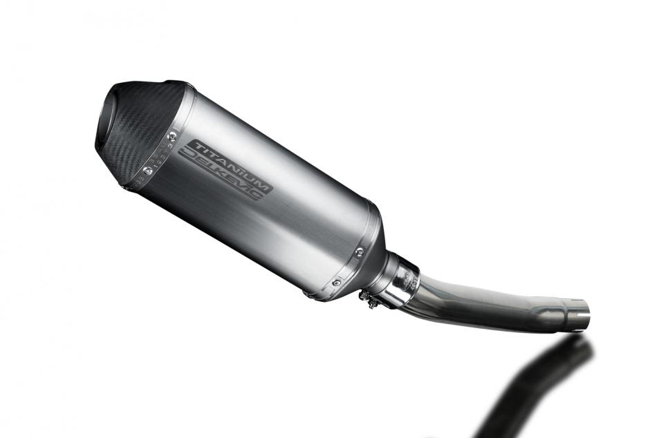 Suzuki GS500E GS500F 1989-2009 Echappement KIT-Silencieux 260mm X-Ovale Titane