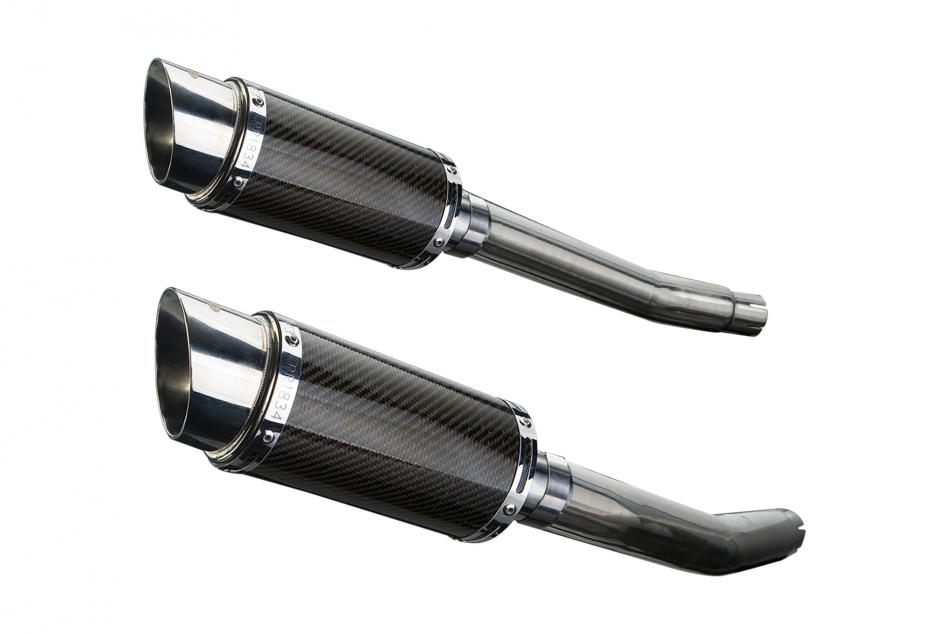 SUZUKI GSX1300R HAYABUSA 08-19 Echappement Pot 200mm Rond Carbone PISTE