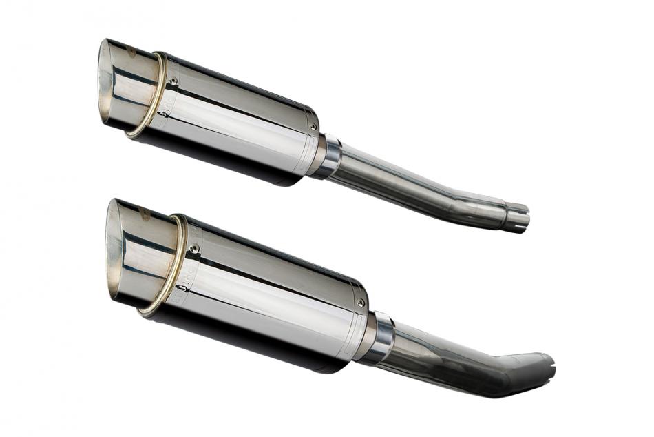 SUZUKI GSX1300R HAYABUSA 2008-2019 Echappement Silencieux 200mm Rond Inox PISTE