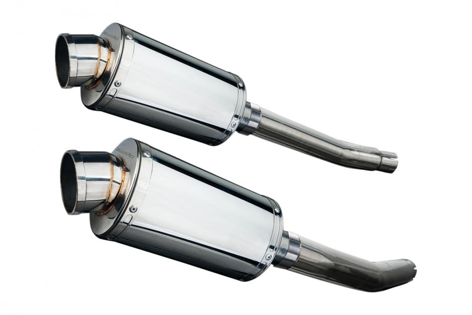 SUZUKI GSX1300R HAYABUSA 2008-2019 Echappement Silencieux 225 Ovale Inox PISTE