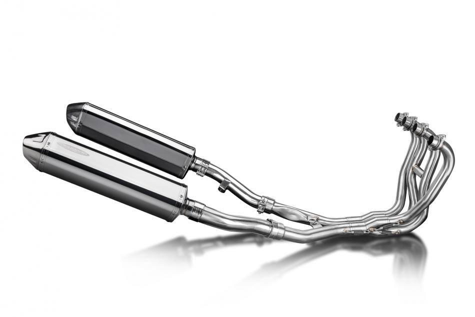 4-2 SystÃ¨me Complet Silencieux Pot Echappement Triovale Inox ZZR600 D E 90-09