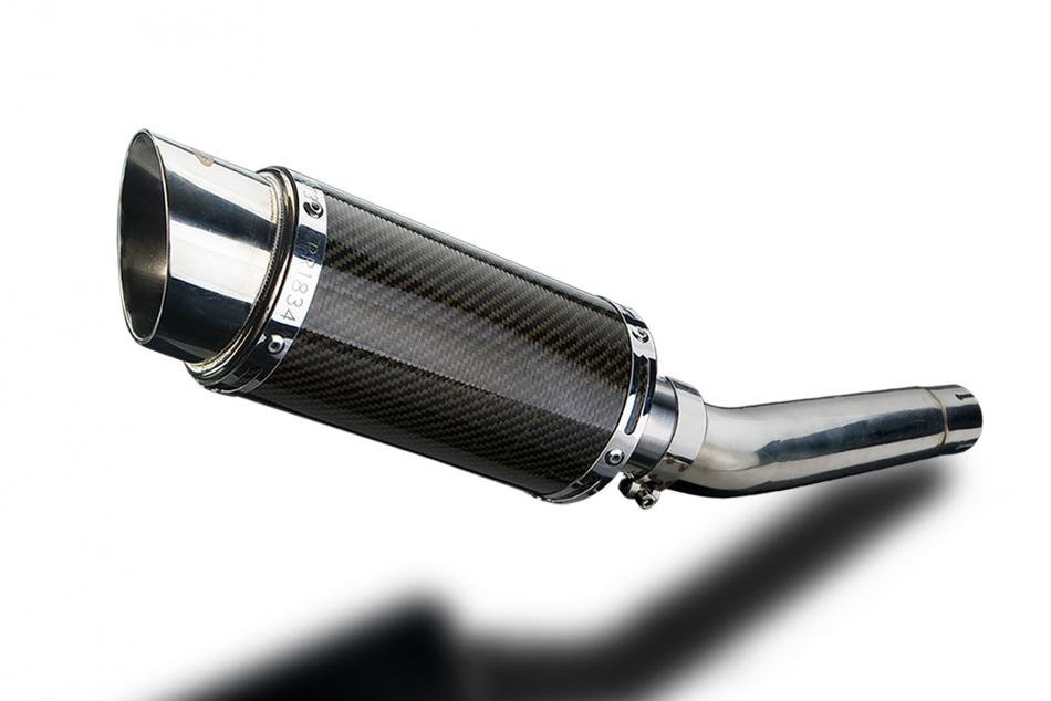 YAMAHA FZR600 FOXEYE 1994-96 Echappement Silencieux 200mm Rond Carbone PISTE