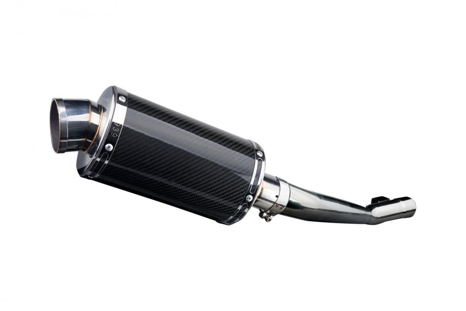 SUZUKI GSF650 BANDIT 2005-2007 Echappement Silencieux 225mm Ovale Carbone PISTE