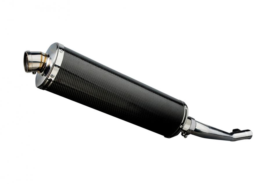 SUZUKI GSF650 BANDIT 2005-2007 Echappement Silencieux 450mm Ovale Carbone