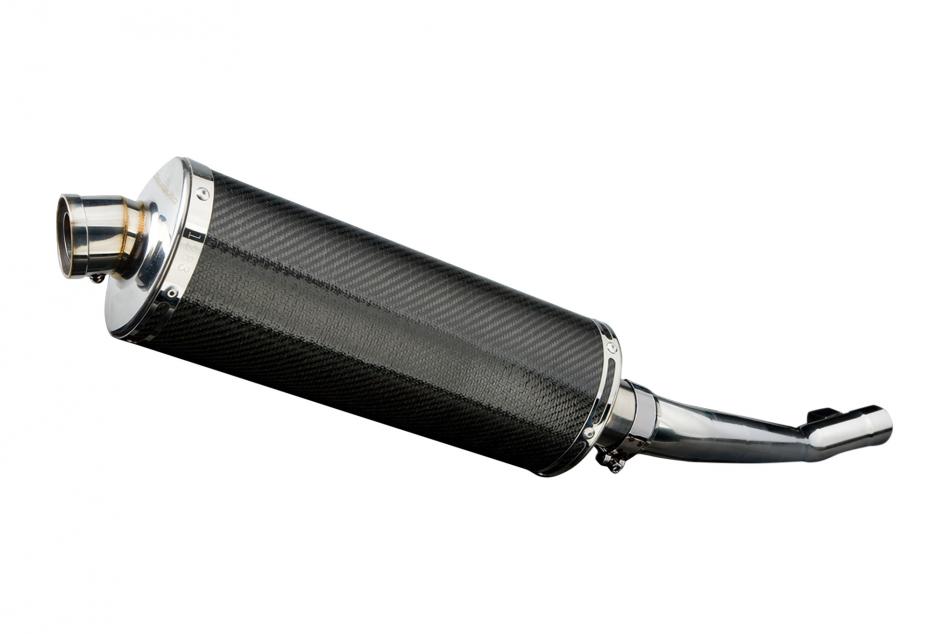 SUZUKI GSF650 BANDIT 2005-2007 Echappement Silencieux 350mm Ovale Carbone