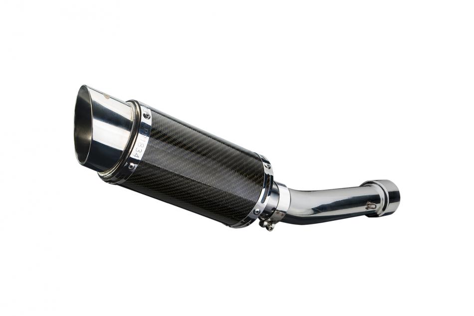 APRILIA TUONO/R/FACTORY 2002-2005 Echappement Pot 200mm Rond Carbone PISTE