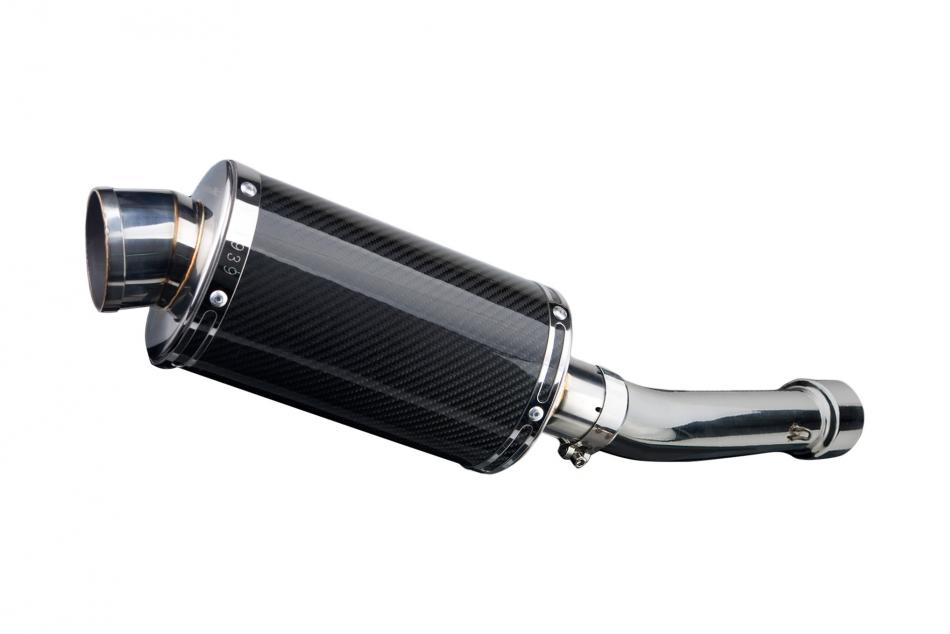 APRILIA TUONO/R/FACTORY 2002-05 Echappement silencieux 225mm Ovale Carbone PISTE