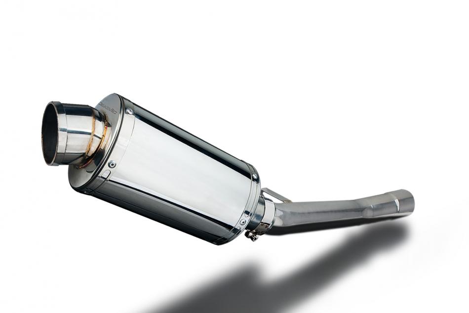 SUZUKI GSX750F 1998-2006 Echappement Silencieux 225mm Ovale Inox PISTE