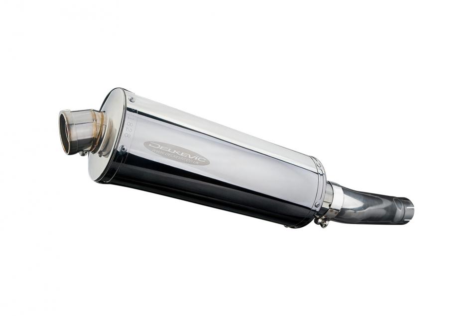 SUZUKI GSXR750 2008-2010 Echappement Silencieux 350mm Ovale Inox