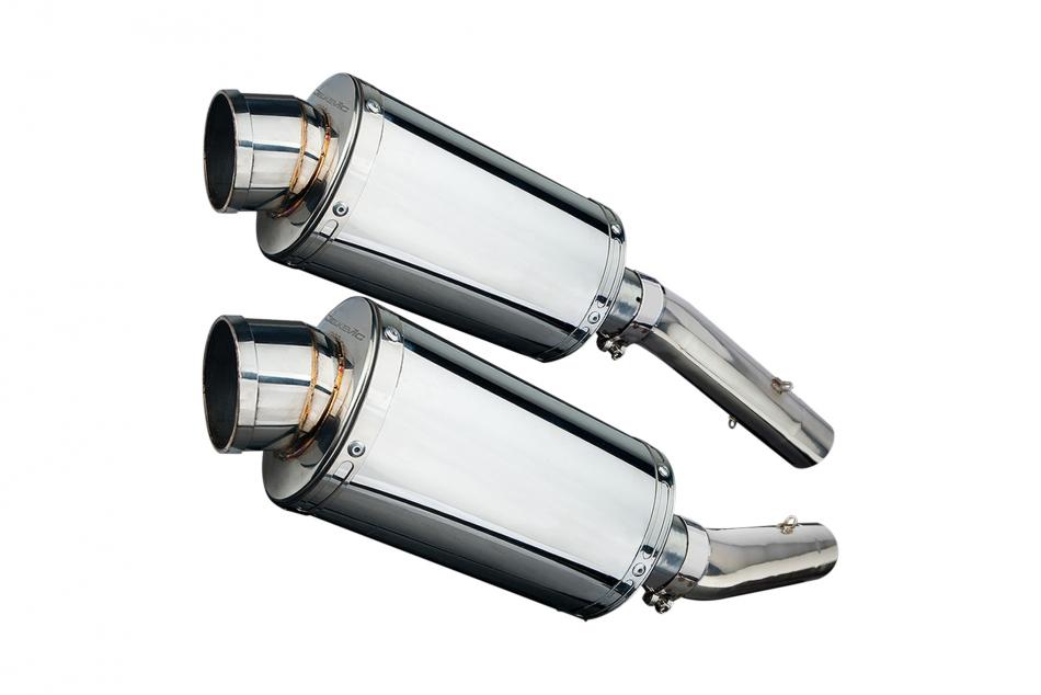 APRILIA TUONO 1000R/FACTORY 2006-2010 Echappement Pot 225mm Ovale Inox PISTE