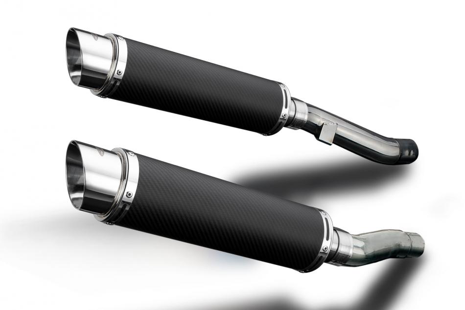 KAWASAKI ZZR400 ZZR600 1990-2009 Echappement Silencieux 350mm Rond Carbone