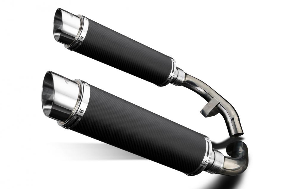 HONDA ST1100 PAN EUROPEAN 1989-2002 Echappement KIT-Silencieux 350mm RondCarbone
