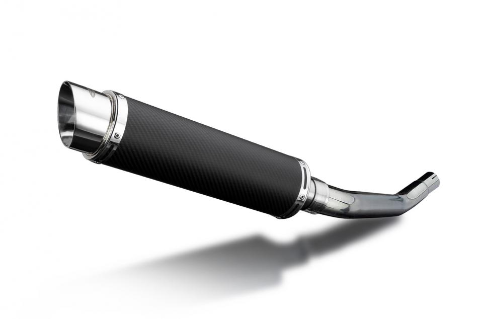 KAWASAKI ZX6R NINJA 636 2003-04 Echappement Silencieux 350mm Rond Carbone