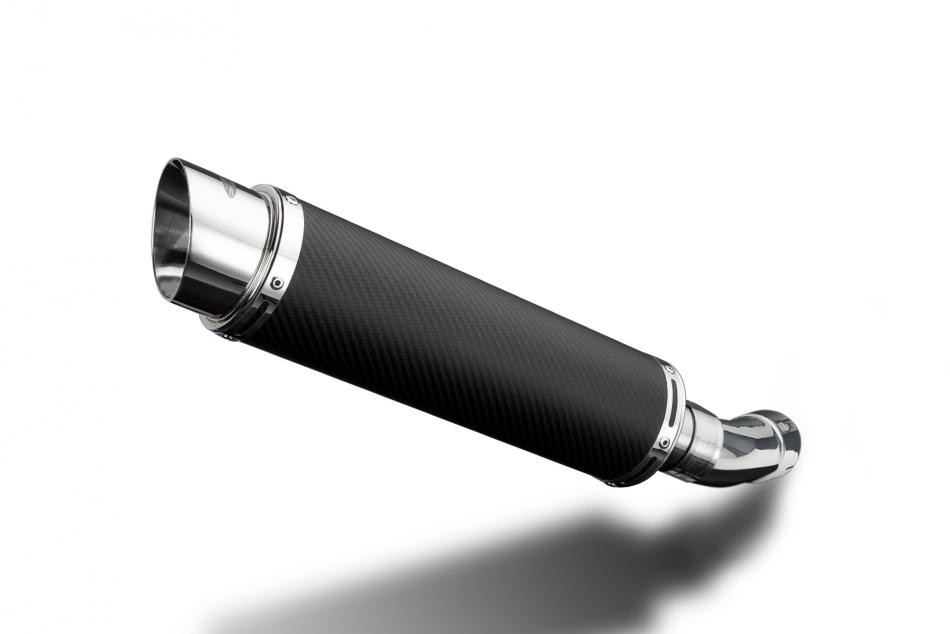 SUZUKI SV400 SV650 2003-2015 Echappement Silencieux 350mm Rond Carbone