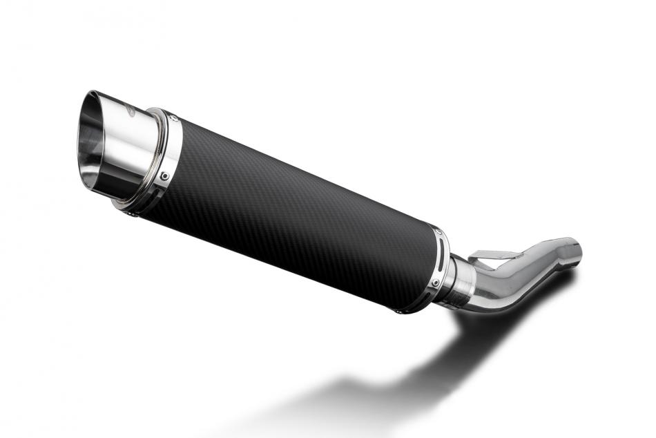SUZUKI GSX1400 2005-2009 Echappement Silencieux 350mm Rond Carbone