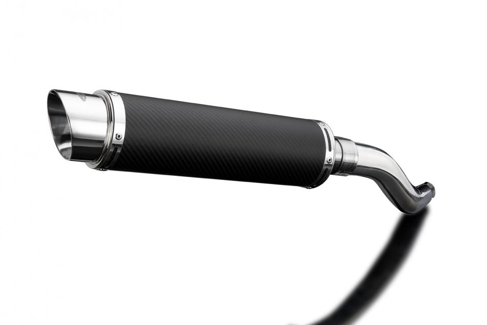 Kawasaki Z750S Z750 2007-2012 Echappement KIT-Silencieux 350mm Rond Carbone