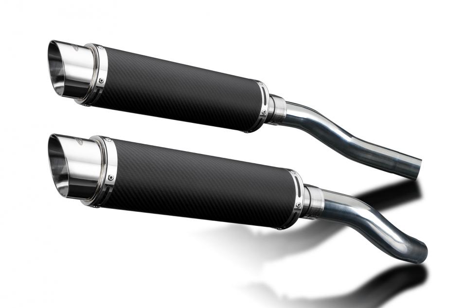 HONDA ST1300 ABS PAN EUROPEAN 2002-2017 Echappement Silencieux 350mm RondCarbone