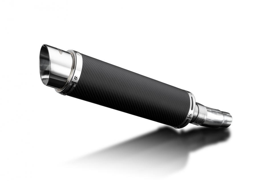 KAWASAKI NINJA 250R 2008-2013 Echappement Silencieux 350mm Rond Carbone