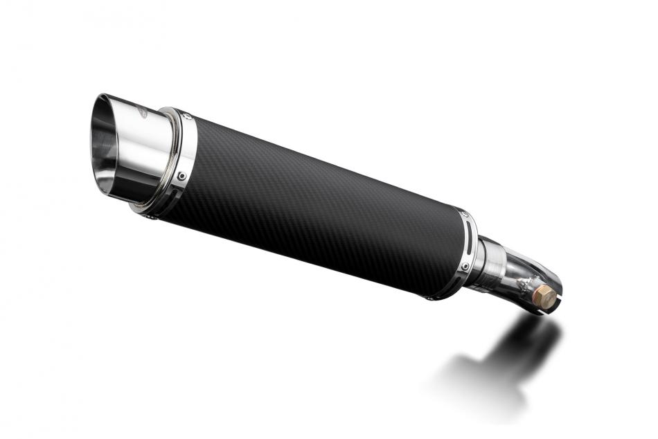 Kawasaki KLE650 Versys 2007-2014 Echappement KIT-Silencieux 350mm Rond Carbone