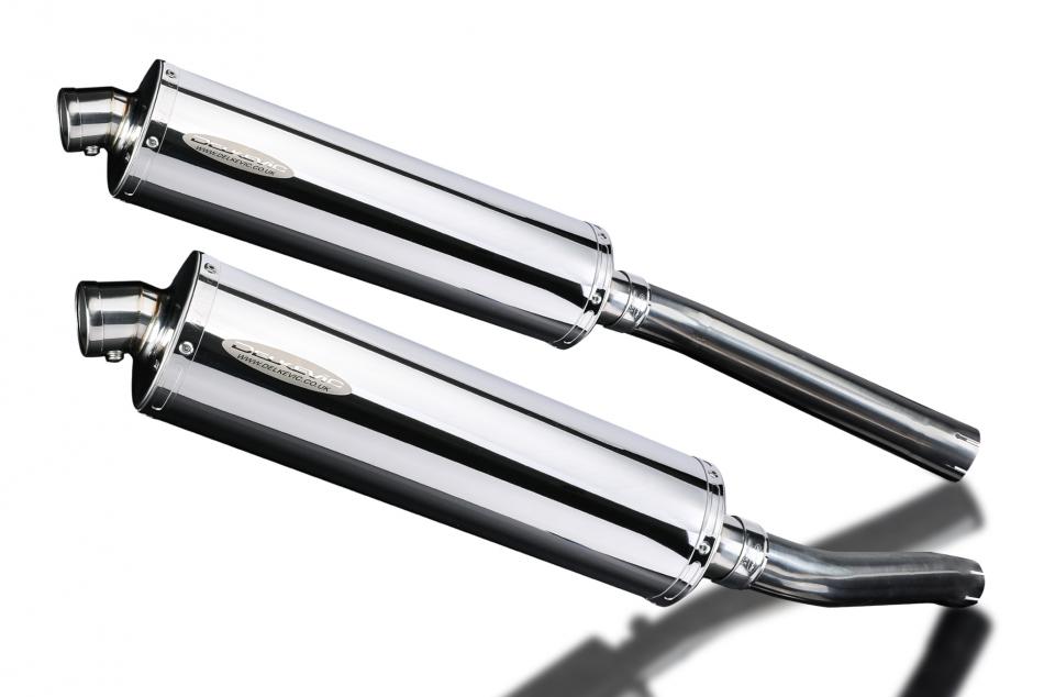 SUZUKI DL1000 V-STROM 2002-2013 Echappement Silencieux 450mm Ovale Inox