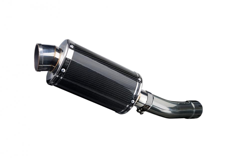 SUZUKI GSX1250FA 2010-2016 Echappement Silencieux 225mm Ovale Carbone PISTE