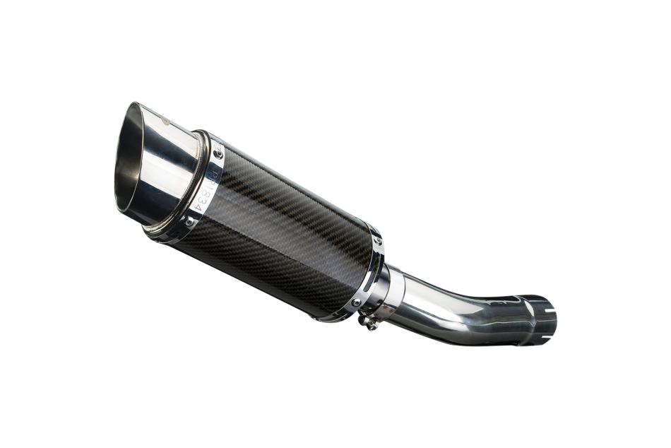 SUZUKI GSX650 F 07-16 Echappement Silencieux 200mm Rond Carbone PISTE