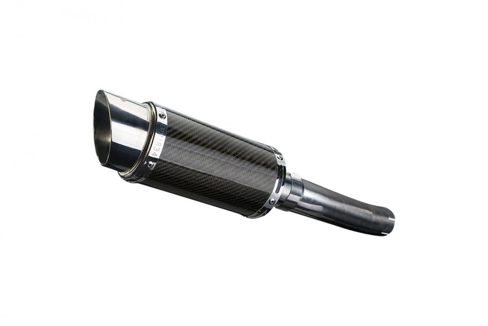 HONDA CBF500 04-08 Echappement Silencieux 200mm Rond Carbone PISTE