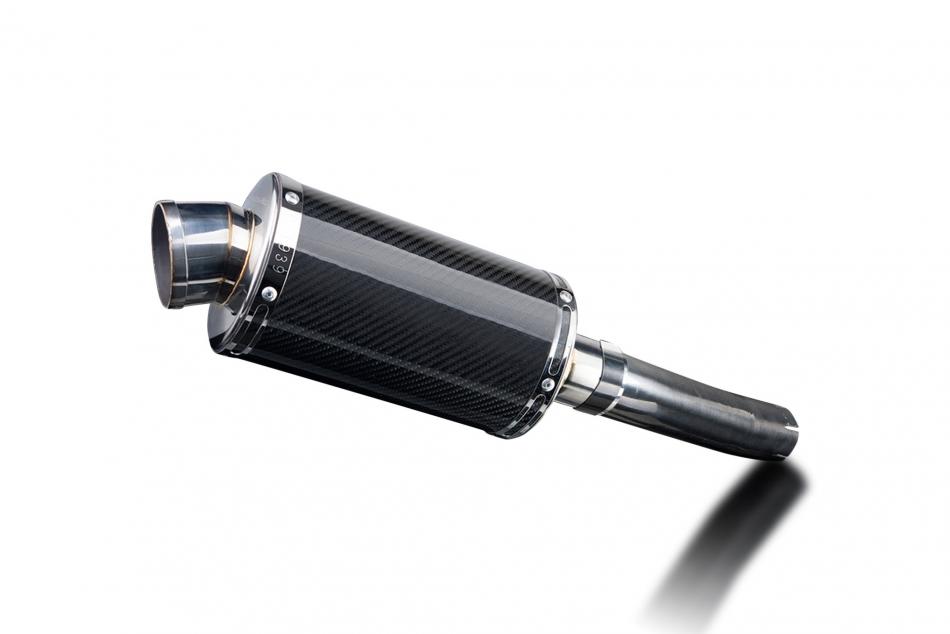 HONDA CBF500 2004-2008 Echappement Silencieux 225mm Ovale Carbone PISTE