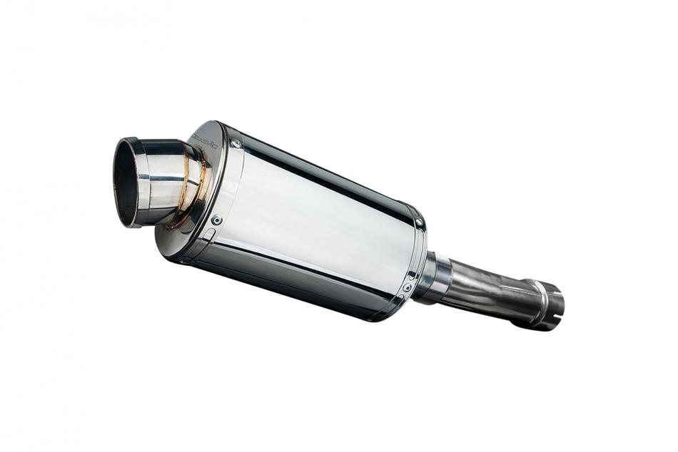 Kawasaki ER5 1996-2007 Echappement KIT-Silencieux 225mm Ovale Inox