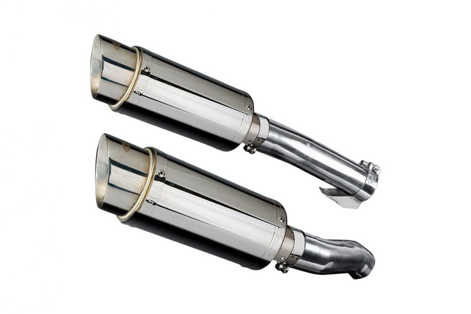 KAWASAKI Z1000SX ABS 2010-2019 Echappement Silencieux 200mm Rond Inox PISTE