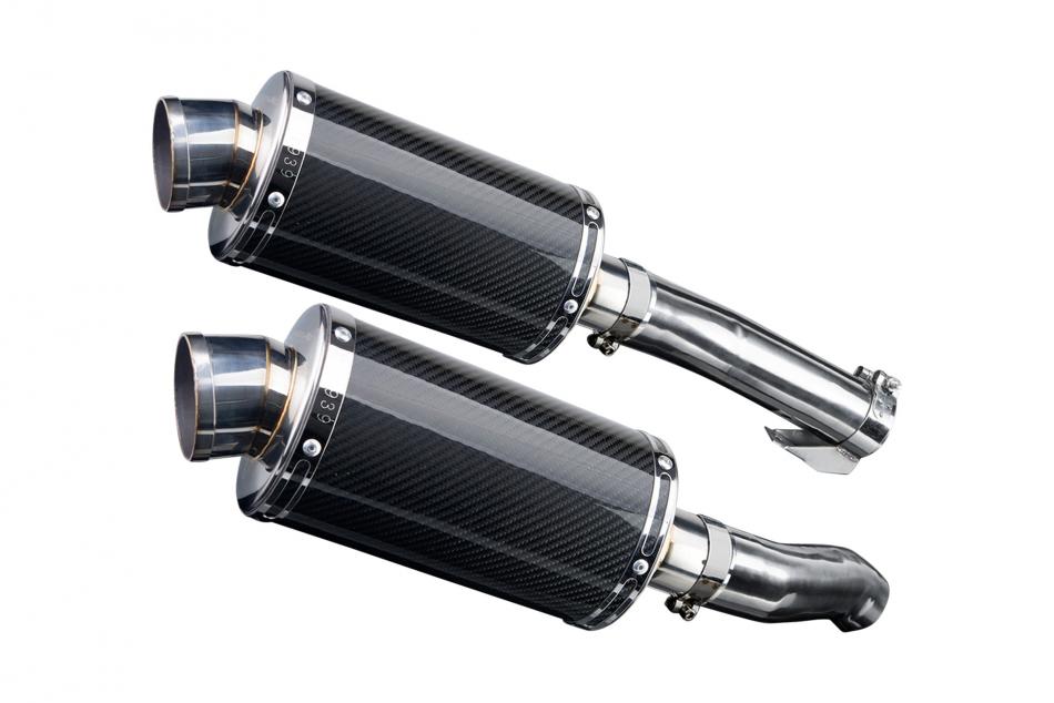 KAWASAKI Z1000SX ABS 2010-2019 Echappement Silencieux 225mm Ovale Carbone PISTE