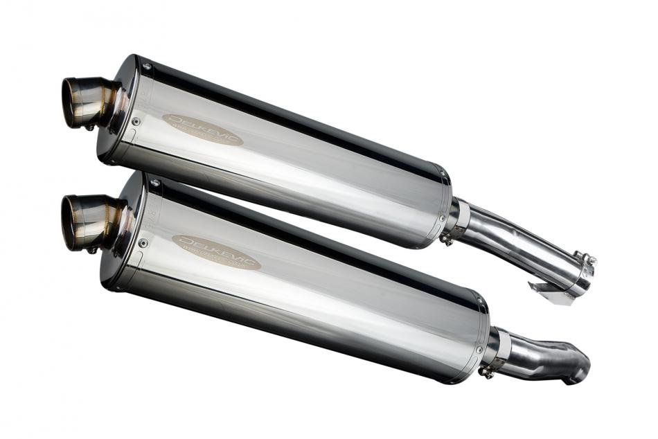 KAWASAKI Z1000SX ABS 2010-2019 Echappement Silencieux 450mm Ovale Inox