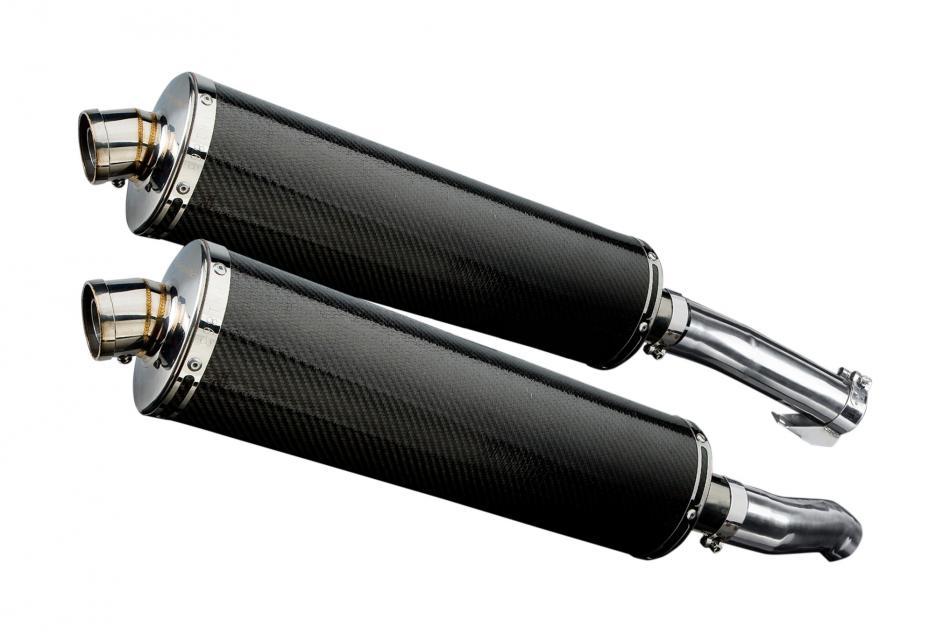 KAWASAKI Z1000SX ABS 2010-2019 Echappement Silencieux 450mm Ovale Carbone