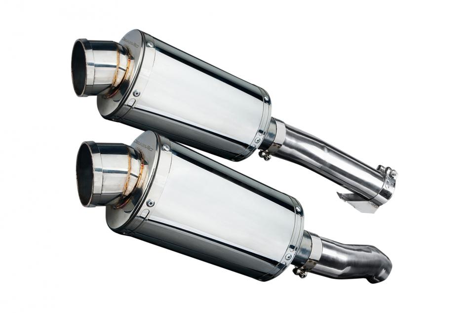 KAWASAKI Z1000SX ABS 2010-2019 Echappement Silencieux 225mm Ovale Inox PISTE