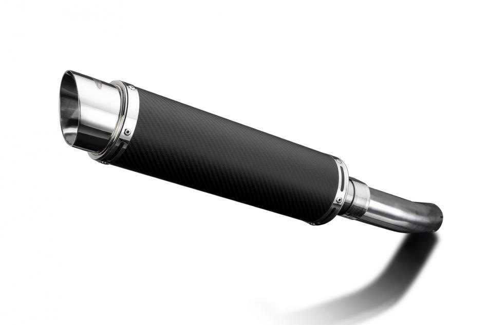 Suzuki GSX-S750 GSR750 2011-2019 Echappement KIT-Silencieux 350mm Rond Carbone