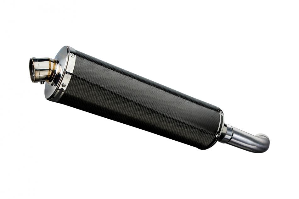 BMW F800S F800ST 2006-2014 Echappement Silencieux 450mm Ovale Carbone