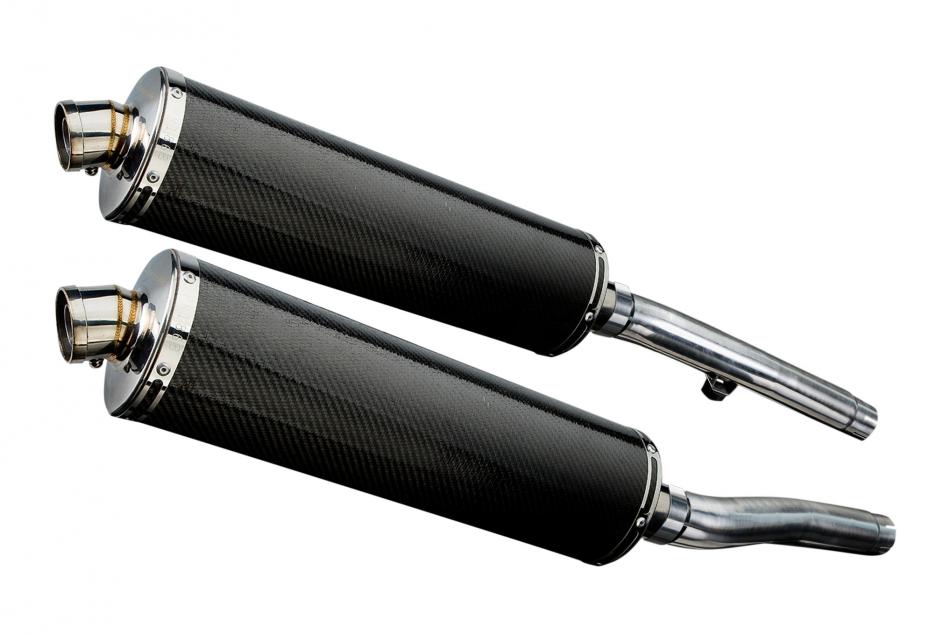 TRIUMPH TRIDENT 750 900 1991-93 Echappement Silencieux 450mm Ovale Carbone