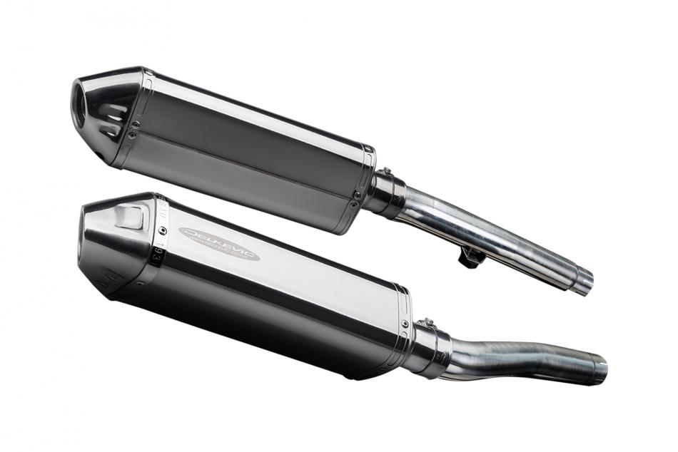 TRIUMPH TRIDENT 750 900 1991-1993 Echappement Silencieux 320mm Tri-Ovale Inox