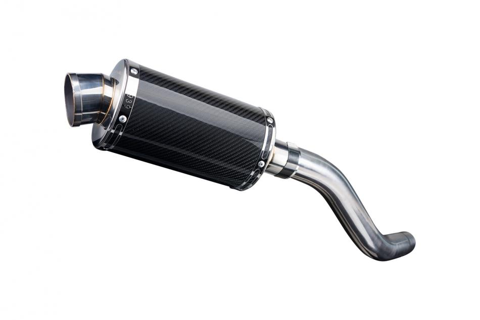 KAWASAKI Z800 2013-2016 Echappement Silencieux 225mm Ovale Carbone PISTE