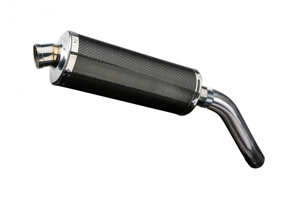 TRIUMPH TIGER 955 2000-2007 Echappement Silencieux 350mm Ovale Carbone
