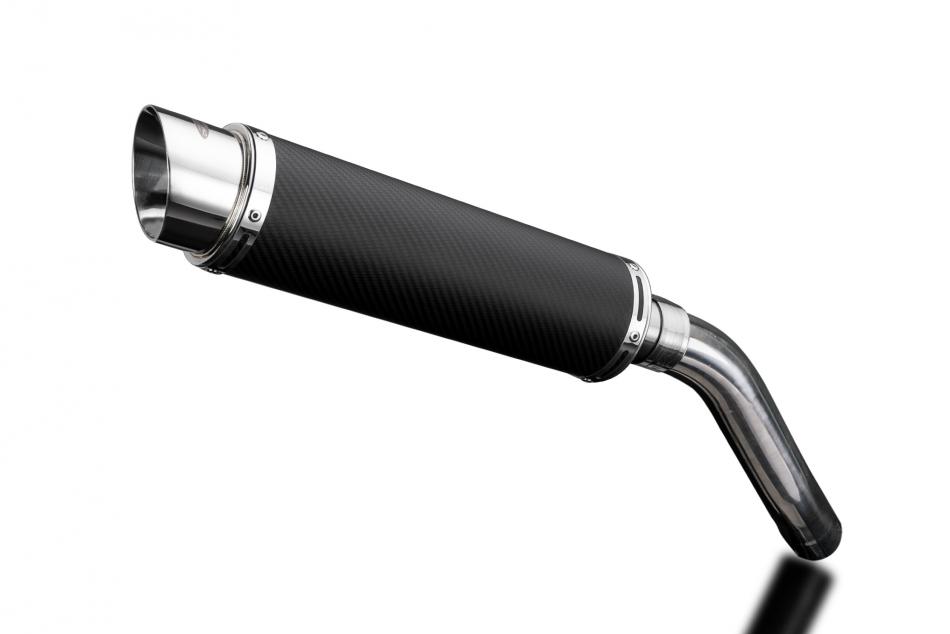 Triumph Tiger 955 2000-2007 Echappement KIT-Silencieux 350mm Rond Carbone
