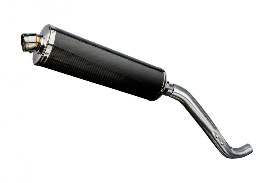 TRIUMPH TIGER 1050 2006-2012 Echappement Silencieux 450mm Ovale Carbone