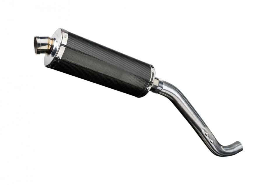 TRIUMPH TIGER 1050 2006-2012 Echappement Silencieux 350mm Ovale Carbone