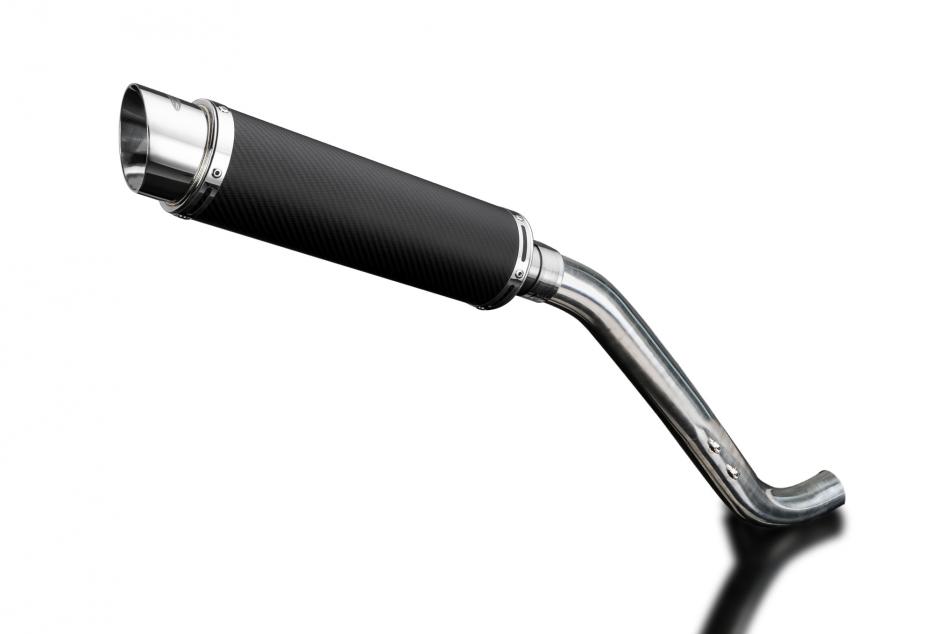 TRIUMPH TIGER 1050 2006-2012 Echappement Silencieux 350mm Rond Carbone
