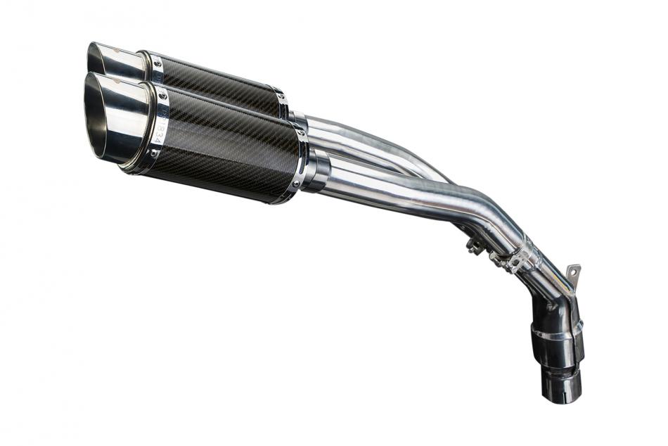 YAMAHA YZF-R1 (2004-2006) Echappement DECAT 2x 200mm RondCarbone PISTE