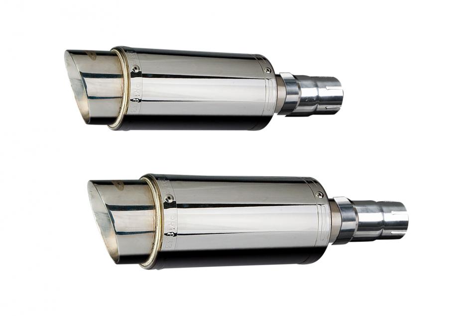 TRIUMPH Legend 900 1998-2001 Echappement Silencieux 200mm Rond Inox PISTE